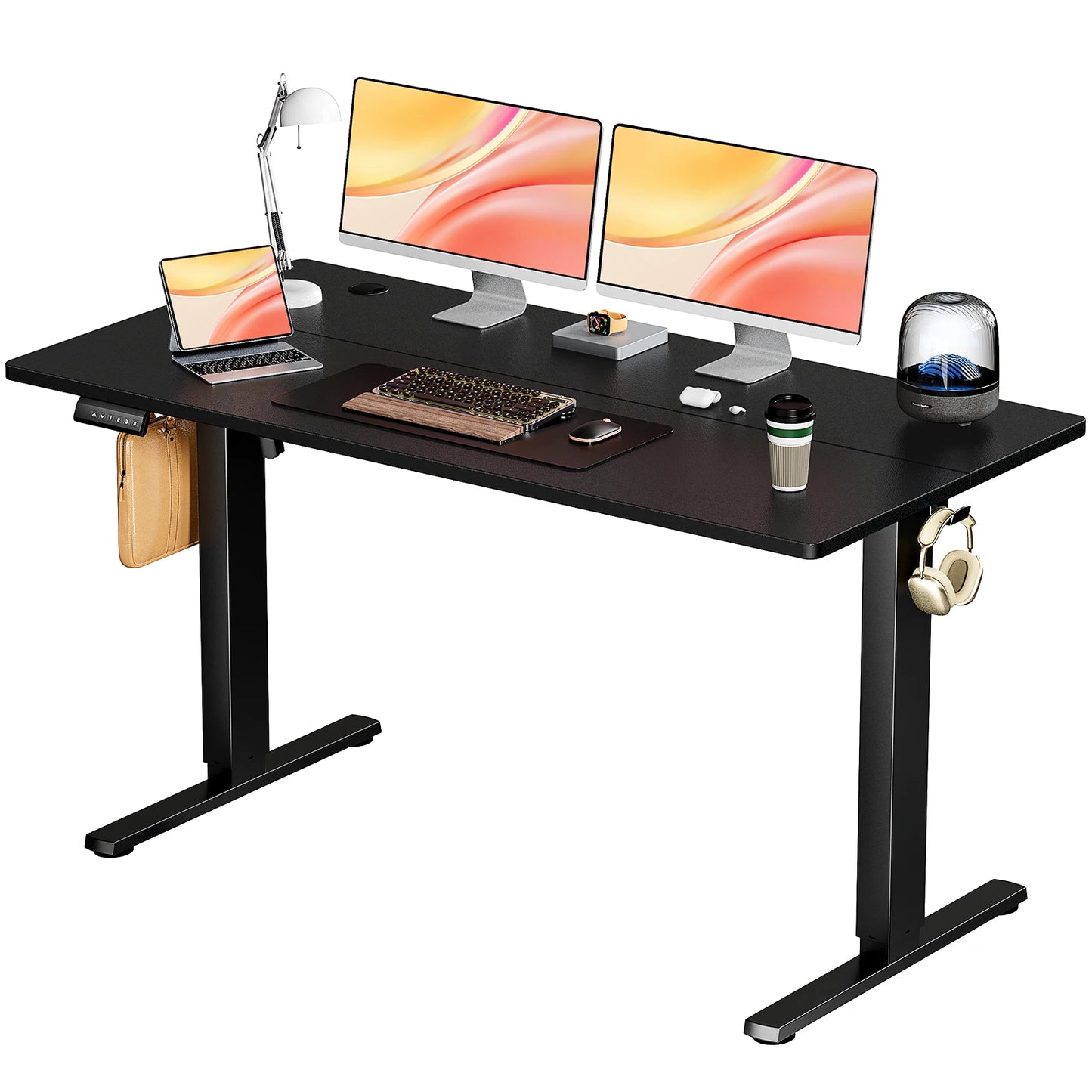 JHK Electric Standing Desk – Height Adjustable 55x24" Ergonomic Home Office Workstation