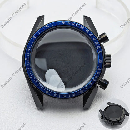 39.7mm Men's Watch Case for VK63 Movement – Metal Case with 20mm Strap Fit & Watch Box