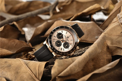 PAGANI DESIGN Men's Luxury Chronograph Watch – 100M Waterproof, Quartz Sport Wristwatch, Gift