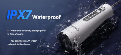 Cordless Water Flosser | 4 Jet Tips | 4 Modes | 260ml | IPX7 Waterproof