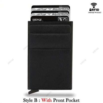 RFID Blocking Slim Metal Card Holder Wallet