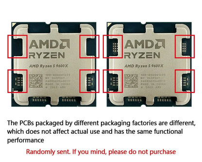 AMD Ryzen 5 9600X AM5 CPU – 6-Core, 5.4GHz Boost, 65W, 4nm