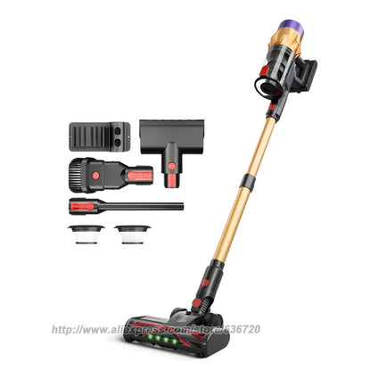 V18 Cordless Stick Vacuum Cleaner – 550W, 45kPa Suction, Touch Screen, Self-Standing, Wall Mount Charging | EU/US/UK/AU