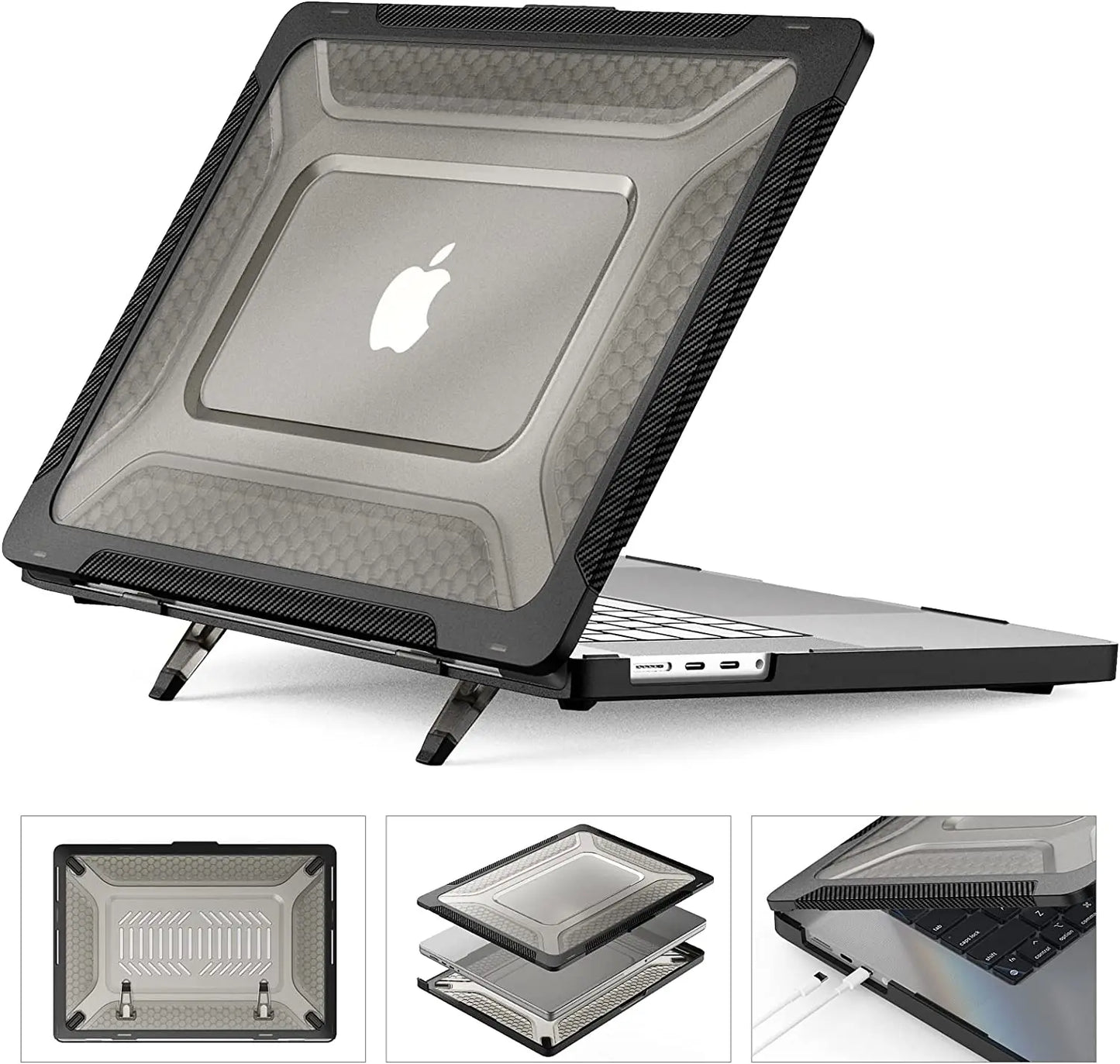 MacBook Hard Shell Case — Air 15/13 M3 2024, Pro 14/16 M3 2023, Air/Pro 13 M1/M2