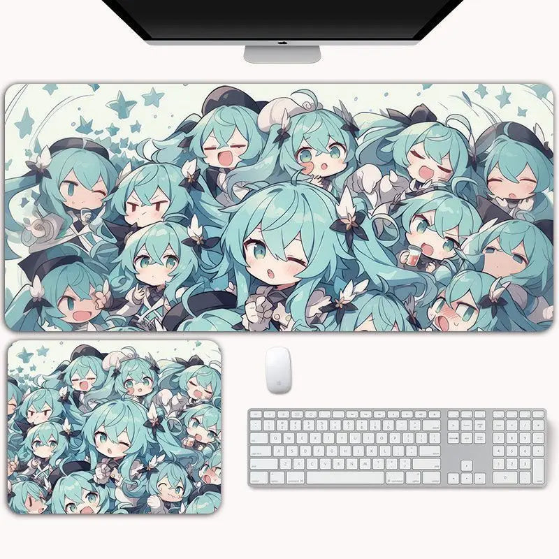 Hatsune Miku XXL Gaming Desk Mat – Anime Mouse Pad, Non-Slip