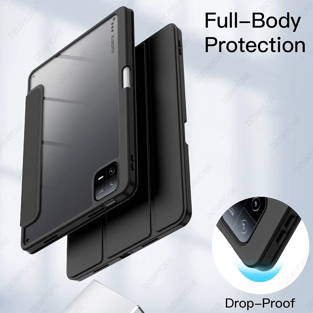 Trifold Stand Smart Case with Pen Holder for Xiaomi Mi Pad 6 / Pad 6 Pro 11" 2023