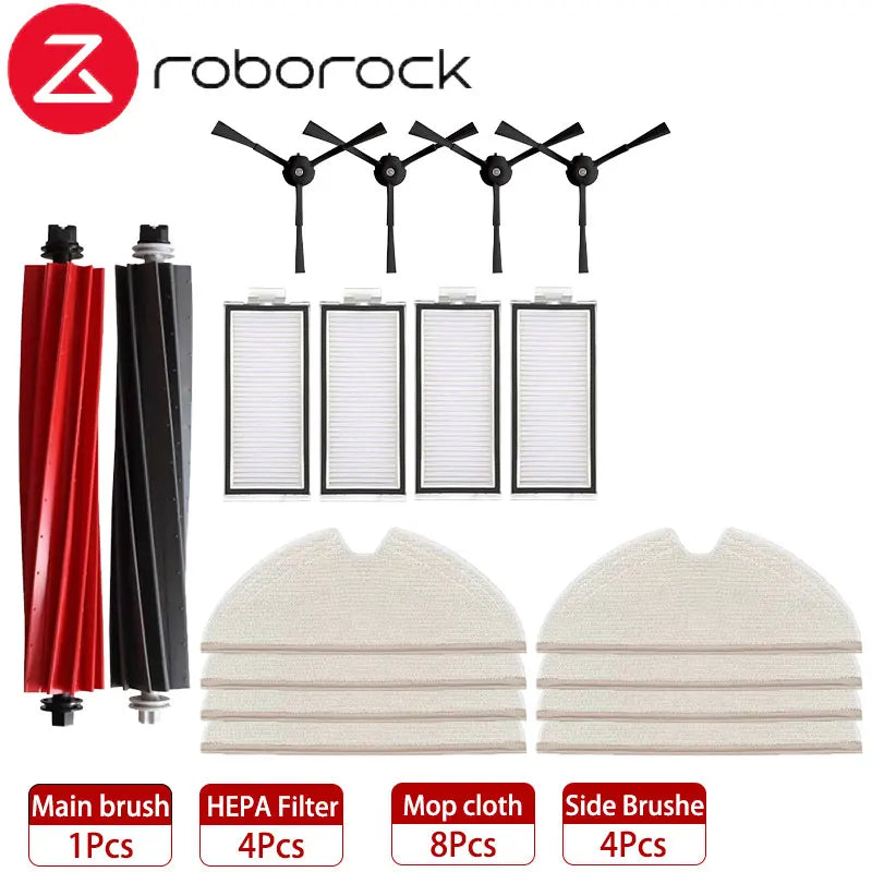 Roborock Q8 Max / Q8 Max+ / Q5 Pro / Q5 Pro+ Robot Vacuum Accessories – Brush, Filter, Mop & Dust Bag