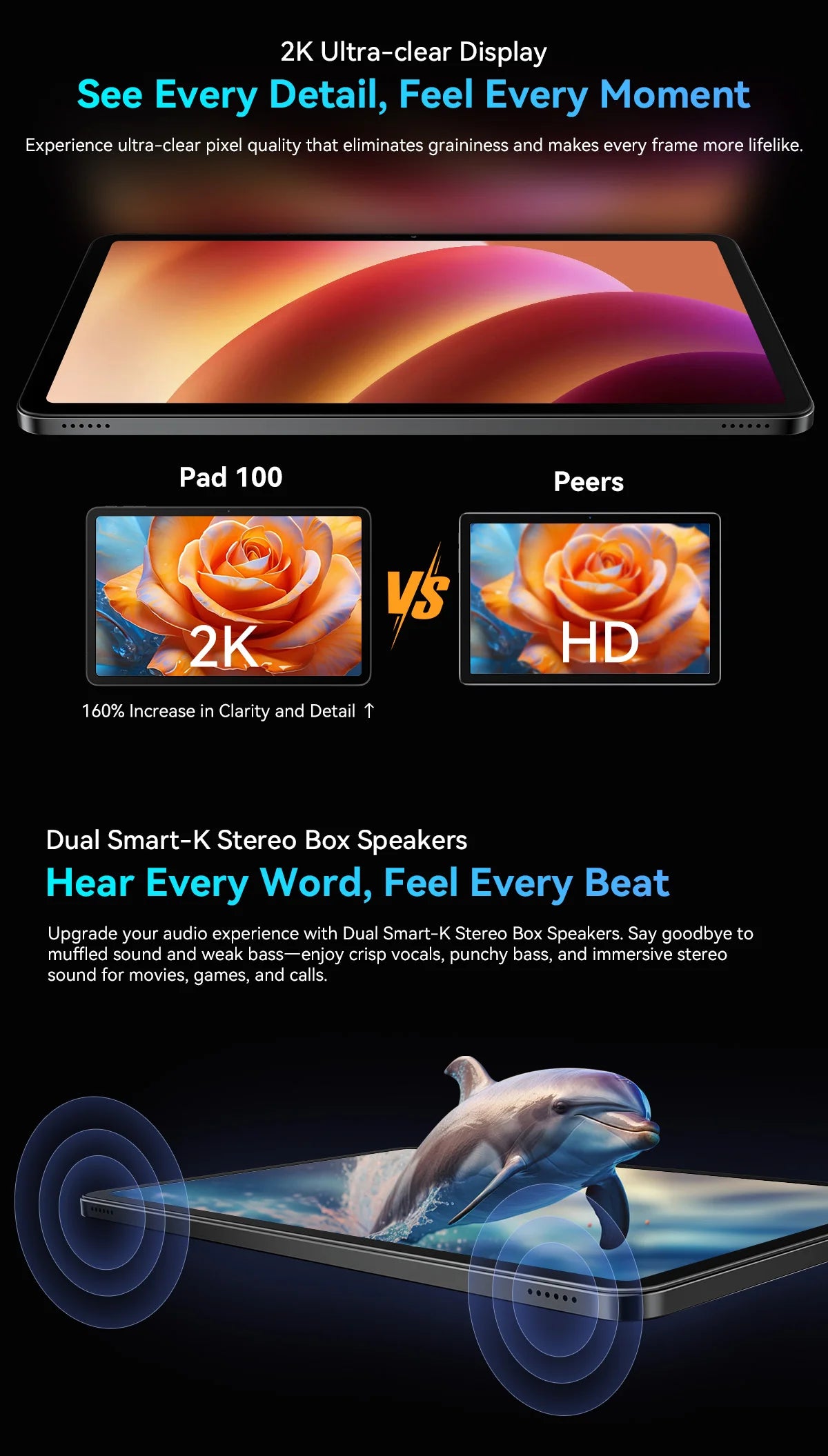 OSCAL Pad 100 Tablet – 12" 2K IPS, Android 15, Unisoc T615, 9000mAh, 4G LTE, 16MP