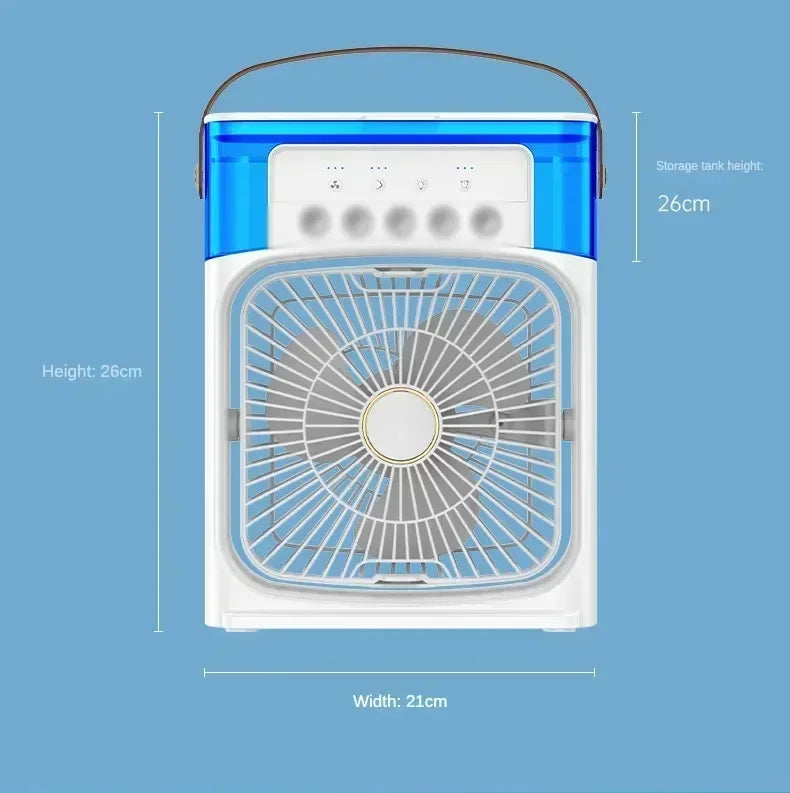 Xiaomi MIJIA Mini USB Air Cooler Fan | Humidifier | Water Mist Spray | LED Night Light