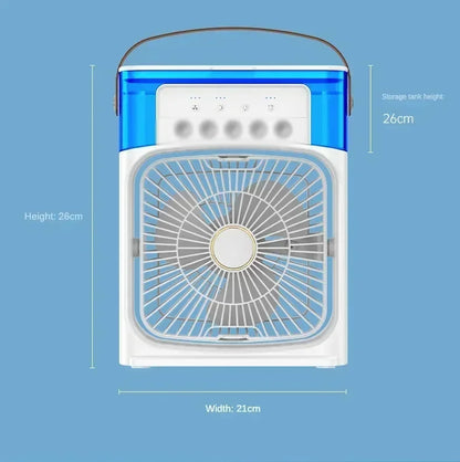 Xiaomi MIJIA Mini USB Air Cooler Fan | Humidifier | Water Mist Spray | LED Night Light
