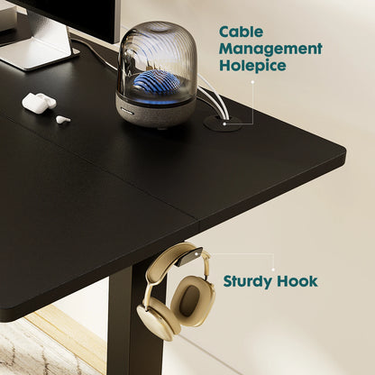 JHK Electric Standing Desk – Height Adjustable Ergonomic Workstation for Home Office
