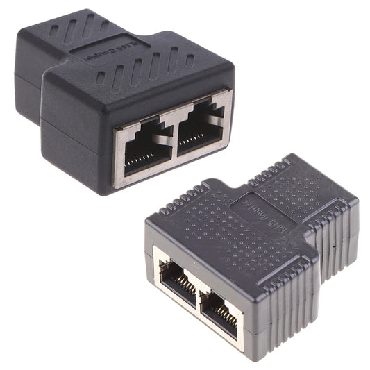 Deek-Robot RJ45 Splitter – 1-to-2 Ethernet Coupler Adapter, Plug & Play