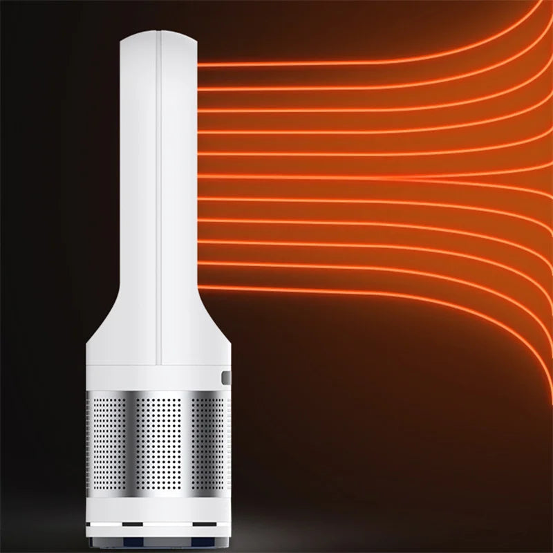 46-Inch Smart Standing Tower Fan – Hot & Cold Wind, Remote Control, Silent Air Circulator