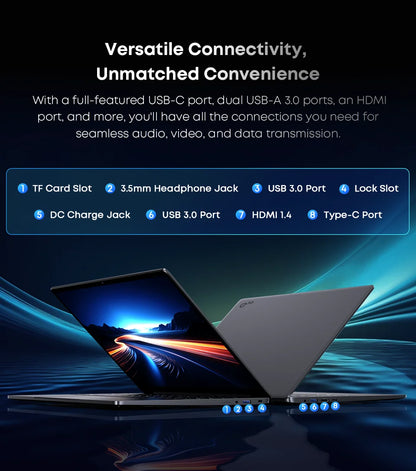 Acer ETBook 14" 2K Laptop Intel Core i3-1220P 16GB RAM 512GB SSD WiFi 6 Windows 11