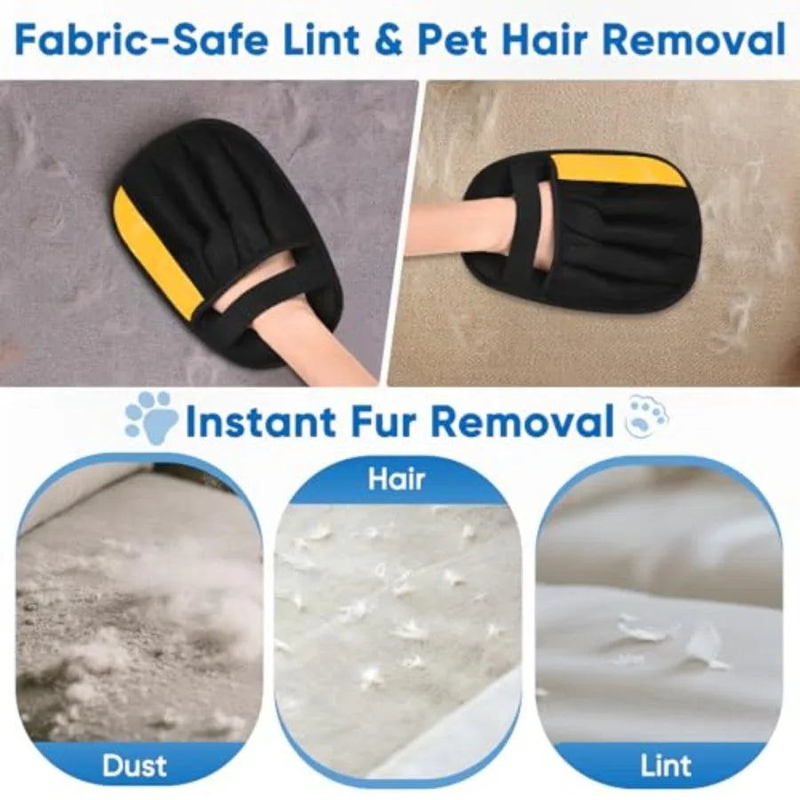 Five-Finger Pet Hair Removal Glove