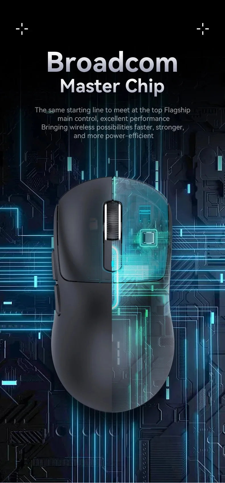 ATTACK SHARK X3 / X3 Pro Wireless Gaming Mouse – 26K DPI, 8K Hz, Tri-Mode, Ultra-Light
