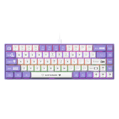 AJAZZ AK680 65% Mechanical Keyboard – Hot-Swap, RGB, Gasket Mount, 5 Colors