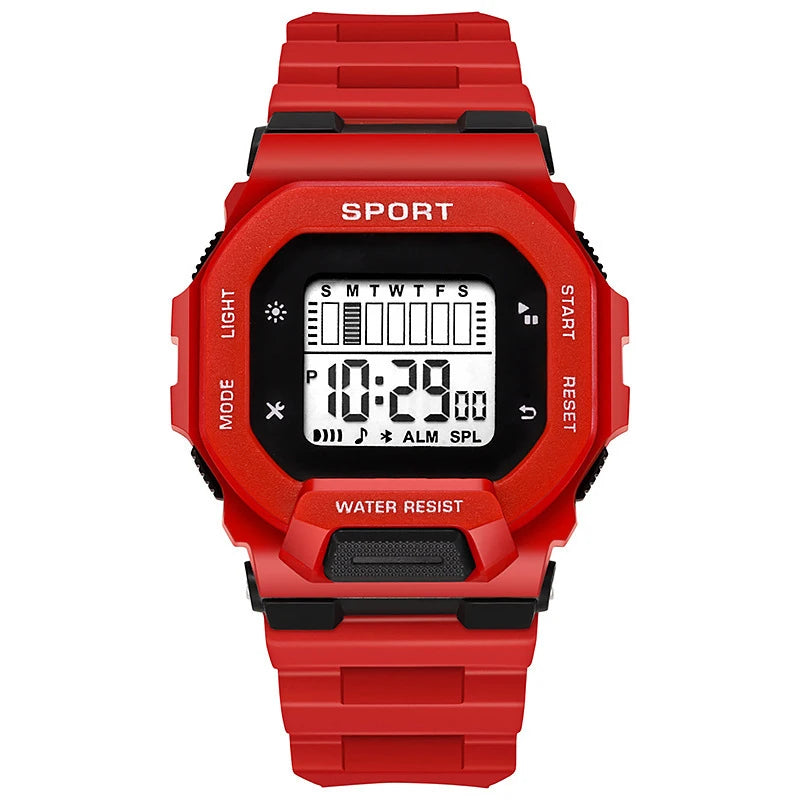 YIKAZE Men's LED Digital Sport Watch – Waterproof, Outdoor Adventure, Multifunctional