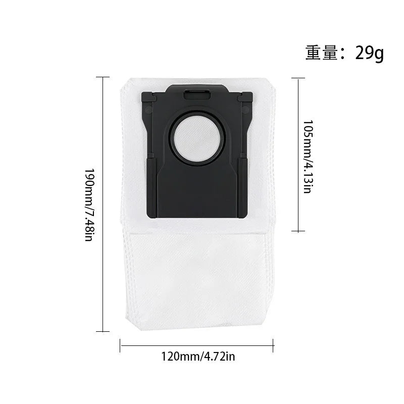 Mova P50 Pro Ultra / P10 Pro Ultra Robot Vacuum Spare Parts – Brush, Filter, Mop & Dust Bag