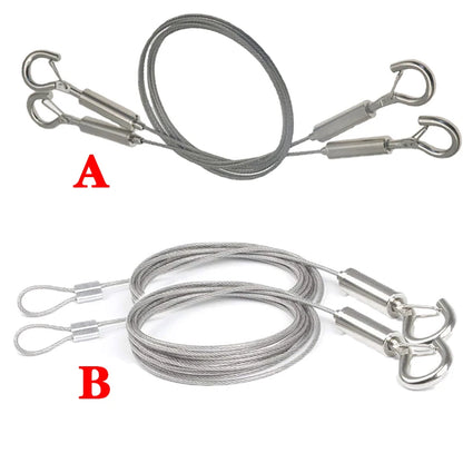 Adjustable Stainless Steel Wire Rope Clothesline