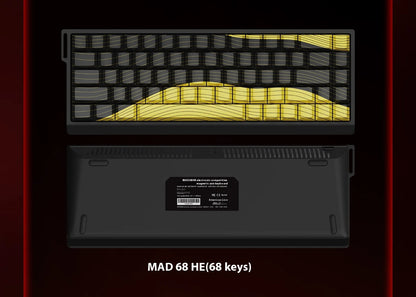 Madlion Mad 60He / 68He Magnetic Switch Mechanical Keyboard – Hall Effect, Wired, RGB, Esports
