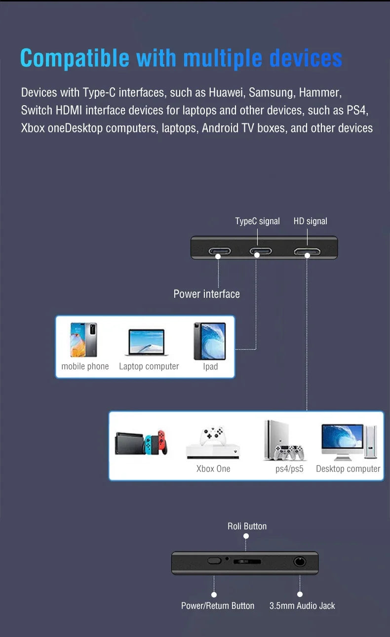 Anmite Portable Monitor 14"/16" – 1920x1200 IPS HDR10, Touch Screen, for Xbox/PS4/PS5/Switch/PC/Laptop