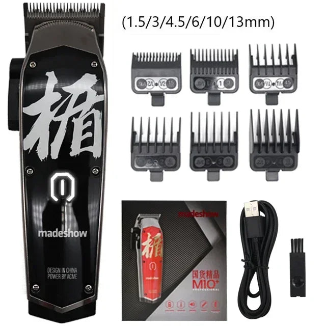 Madeshow M10 Professional Cordless Hair Clipper & Beard Trimmer