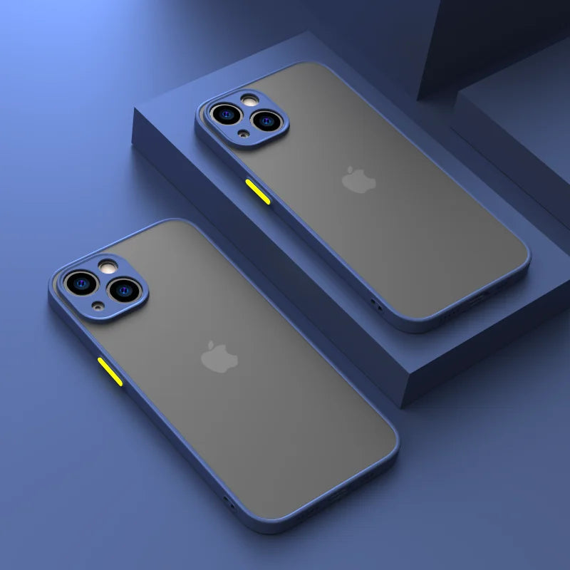Armor Bumper Shockproof Phone Case for iPhone | Silicone Hard Cover for iPhone 7-15 Pro Max, XR, XS