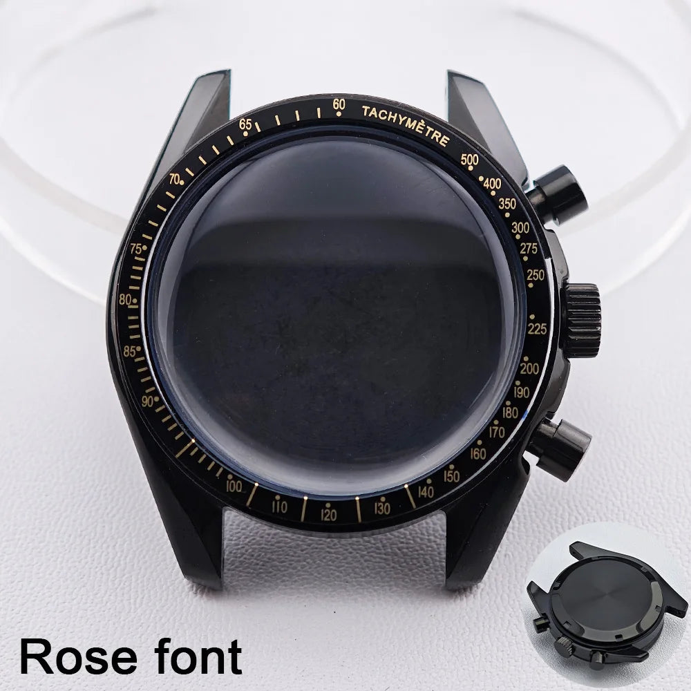 39.7mm Men's Watch Case for VK63 Movement – Metal Case with 20mm Strap Fit & Watch Box