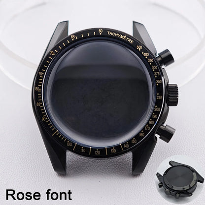 39.7mm Men's Watch Case for VK63 Movement – Metal Case with 20mm Strap Fit & Watch Box
