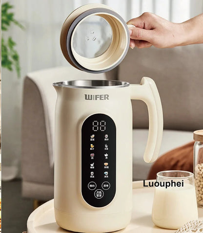 1.8L Soymilk Maker & Electric Juicer – 800W, 12h Appointment, Auto Keep Warm, Rice Paste & Food Wall Breaker | 220V