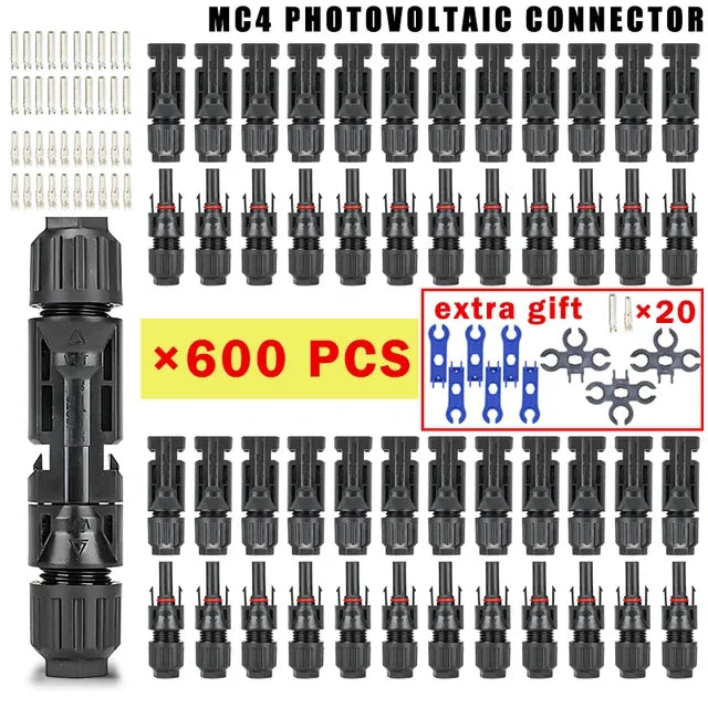 Solar Panel Connector Kit 1000V 30A – PV MC4 Connectors 2.5/4/6mm²