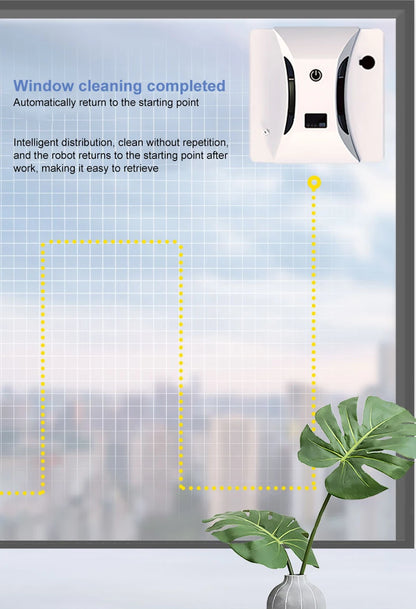 2024 Intelligent Window Cleaning Robot – Auto Water Spray, Remote Control