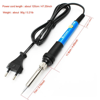 60W / 80W Adjustable Temperature Electric Soldering Iron – Digital Display