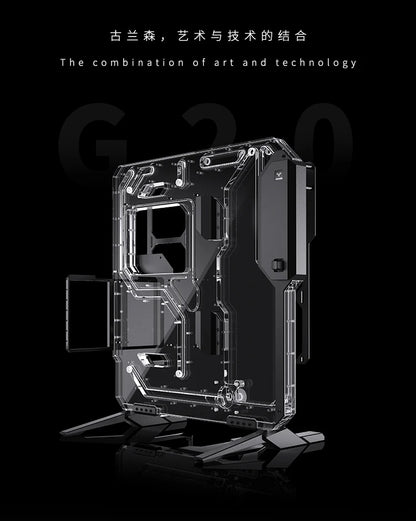 Granzon G20 Open Frame Chassis Distro Plate – Water Cooling Computer Case