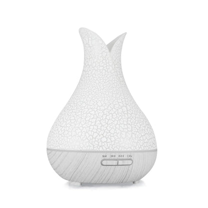 WiFi Smart Air Humidifier & Aroma Diffuser 400ml – Essential Oil, Wood Ball Design
