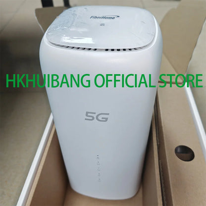 FiberHome LG6851F 5G CPE Pro WiFi 7 Router | BE7200 | Dual 2.5G LAN | 5G/4G LTE | NFC | SIM Card