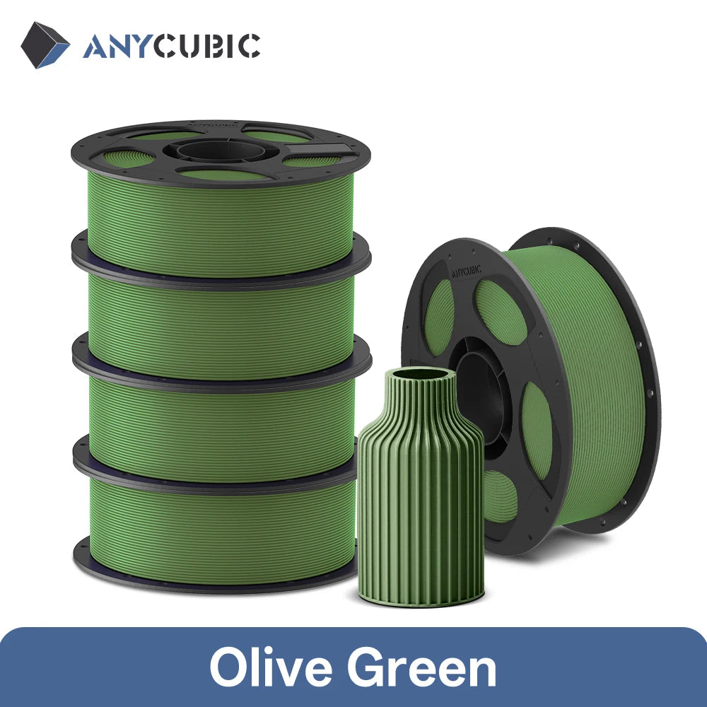 ANYCUBIC PLA 3D Printer Filament – 5KG / 1.75mm, Eco-Friendly, EU & US Warehouse, For Kobra S1C / K3C