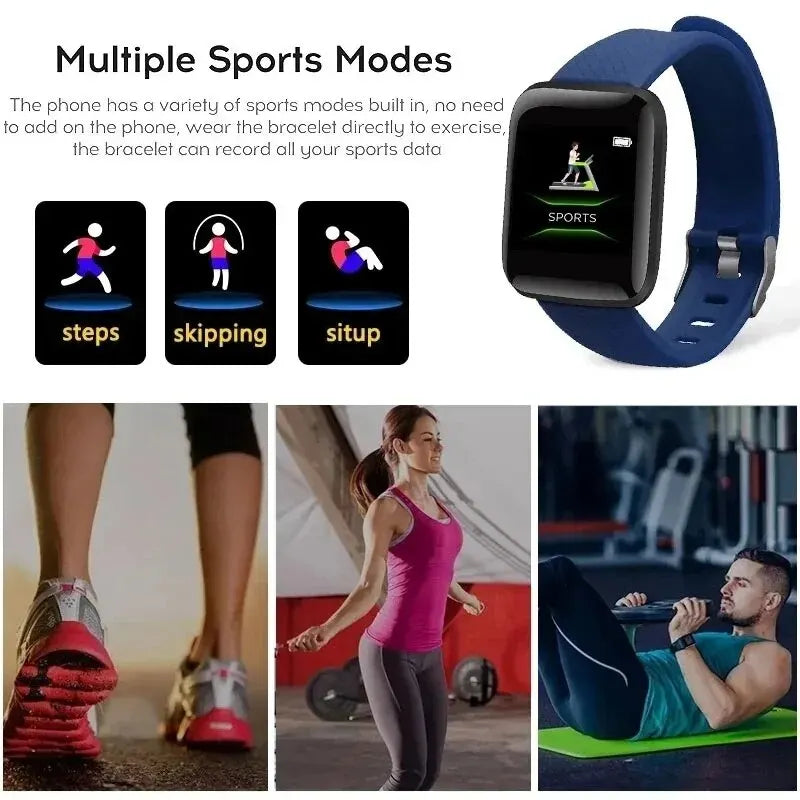 2024 Multifunction Smart Watch – Health Tracking, Notifications, Sport Modes
