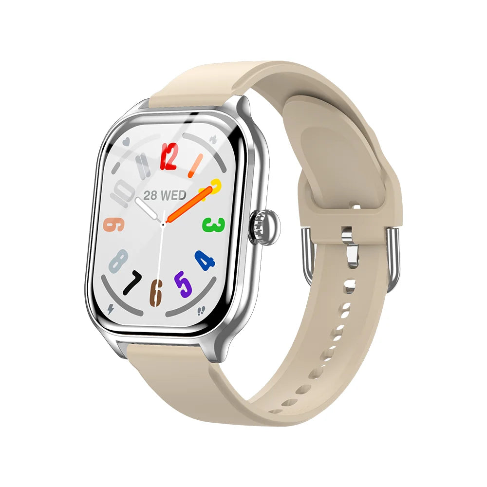 R.E.D. Shopping H9 Smart Watch with 2.01-inch HD display, Bluetooth calling, health monitor, and 19 sport modes in black
