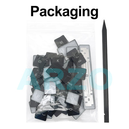 MacBook Pro Air Keycap Replacement Set M1 M2 M3 — 13" 14" 16" Keyboard Repair (A2442 A2485 A2779 A2780 A2681 A2941)