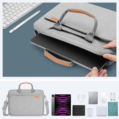 NIDOO Laptop Bag Sleeve – MacBook Air/Pro 13 M1, iPad Pro 12.9, Waterproof Shoulder Briefcase