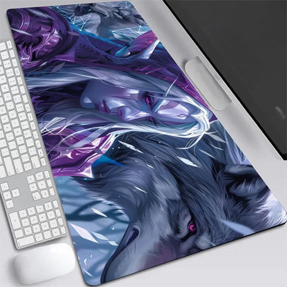 World of Warcraft Sylvanas Large Gaming Mouse Pad — Desk Mat, Multiple Sizes