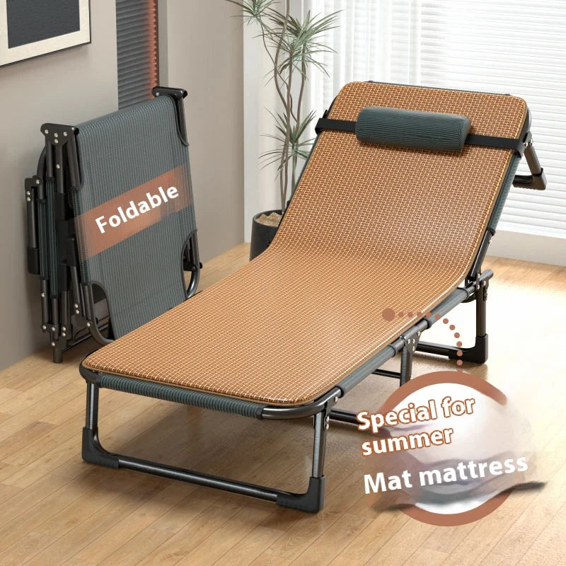 GIANXI Foldable Outdoor Recliner Bed – Lightweight Portable Camping Lounger, Easy Storage