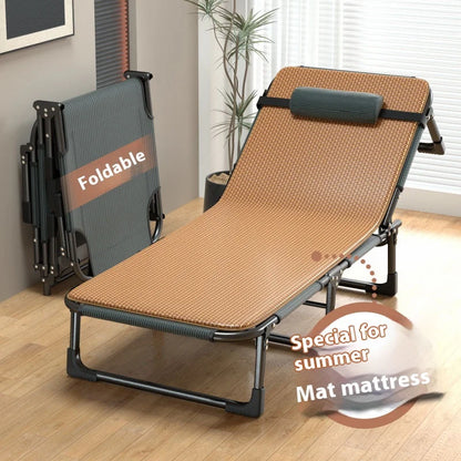 GIANXI Foldable Outdoor Recliner Bed – Lightweight Portable Camping Lounger, Easy Storage