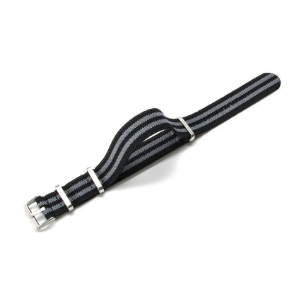 Elastic NATO Nylon Watch Strap 18/20/22mm | Breathable Woven Watchband