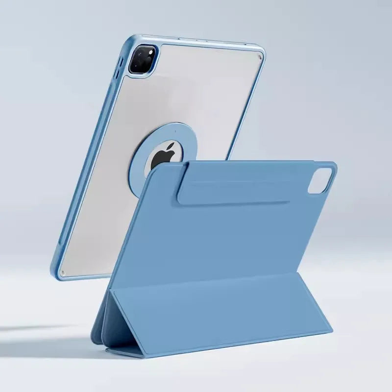 SZEGYCHX 720° Rotating iPad Case | PU Leather | Magnetic | Fits Pro, Air, Mini, iPad 7–11th Gen