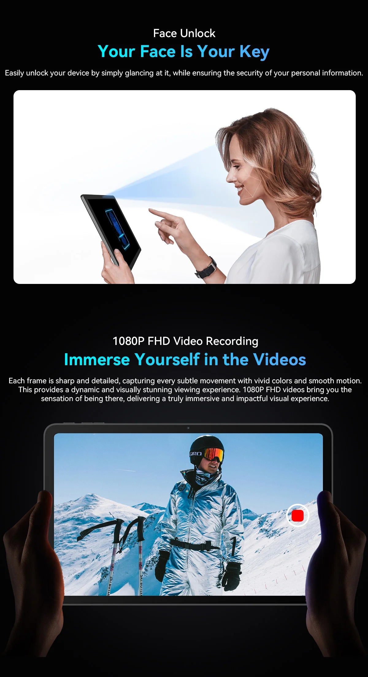 OSCAL Pad 100 Tablet – 12" 2K IPS, Android 15, Unisoc T615, 9000mAh, 4G LTE, 16MP