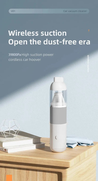 39800Pa Wireless Car Vacuum Cleaner – 3-in-1 Handheld Portable Dust Catcher