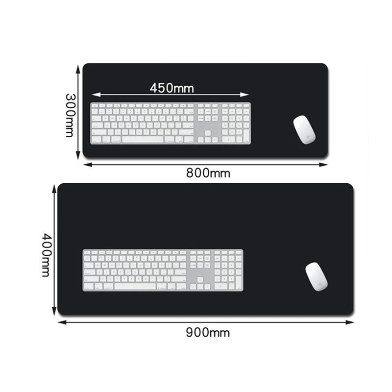XXL Neon Glow-in-the-Dark Gaming Mouse Pad – Non-Slip Rubber Desk Mat